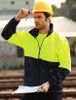 SJ1237 - UNISEX ADULTS HI-VIS FULL ZIP FLEECE