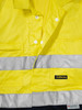 Yellow / Navy - Front - BC6719TW - Taped Hi Vis Lightweight Coverall