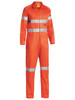 Orange - Front - BC6718TW - Taped Hi Vis Lightweight Coverall