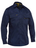 Navy - Front - BS6490 - X Airflow Stretch Ripstop Shirt