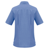 S265LS - Ladies Plain Oasis Overblouse Mid Blue Back
