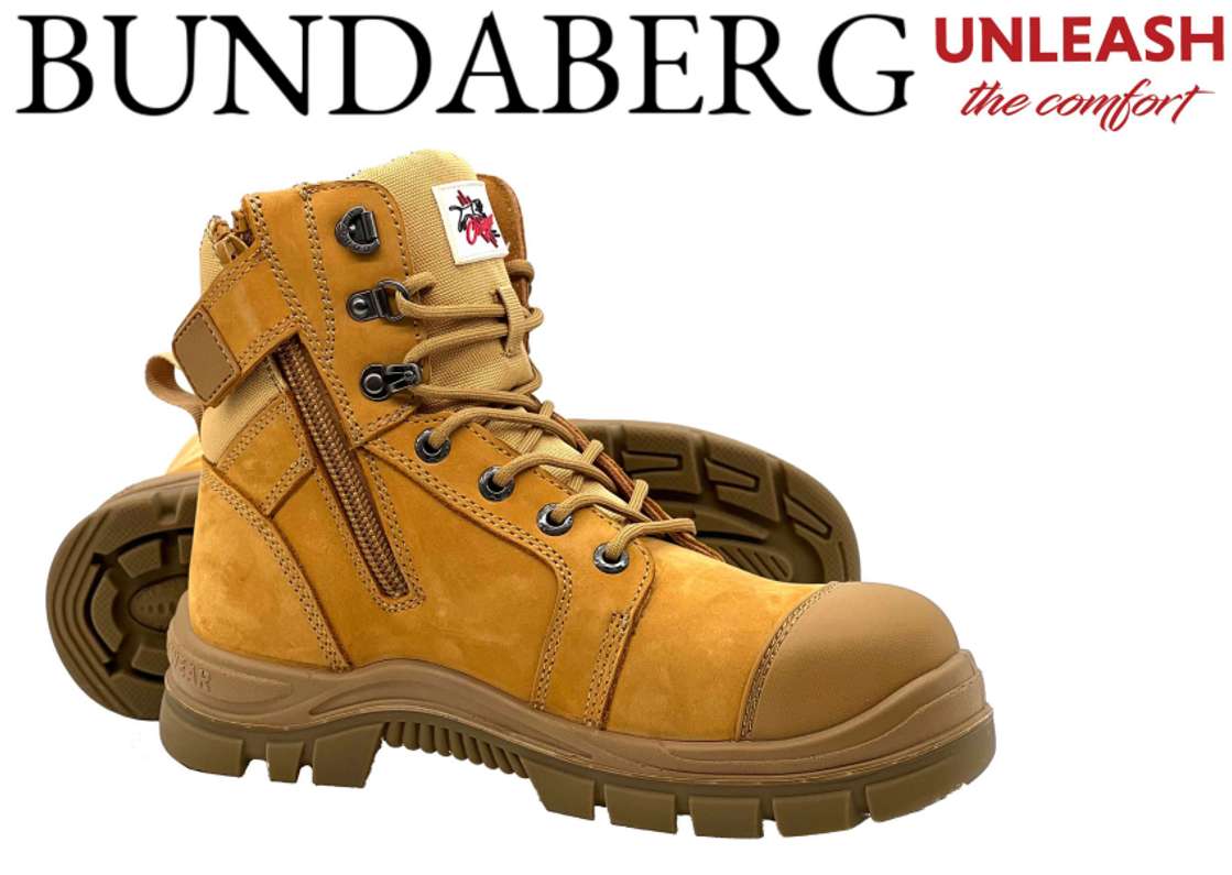  Introducing the New Cougar 8” Side Zipper Collar Boot - Bundaberg: Your Ultimate Workwear Upgrade