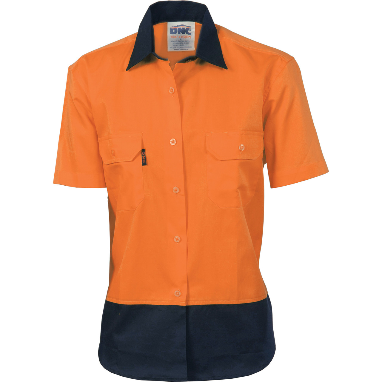 Dnc Workwear Hi-vis Cool Breeze Cotton Jersey Food Industry Long Sleeve Polo - 3906 main image 1