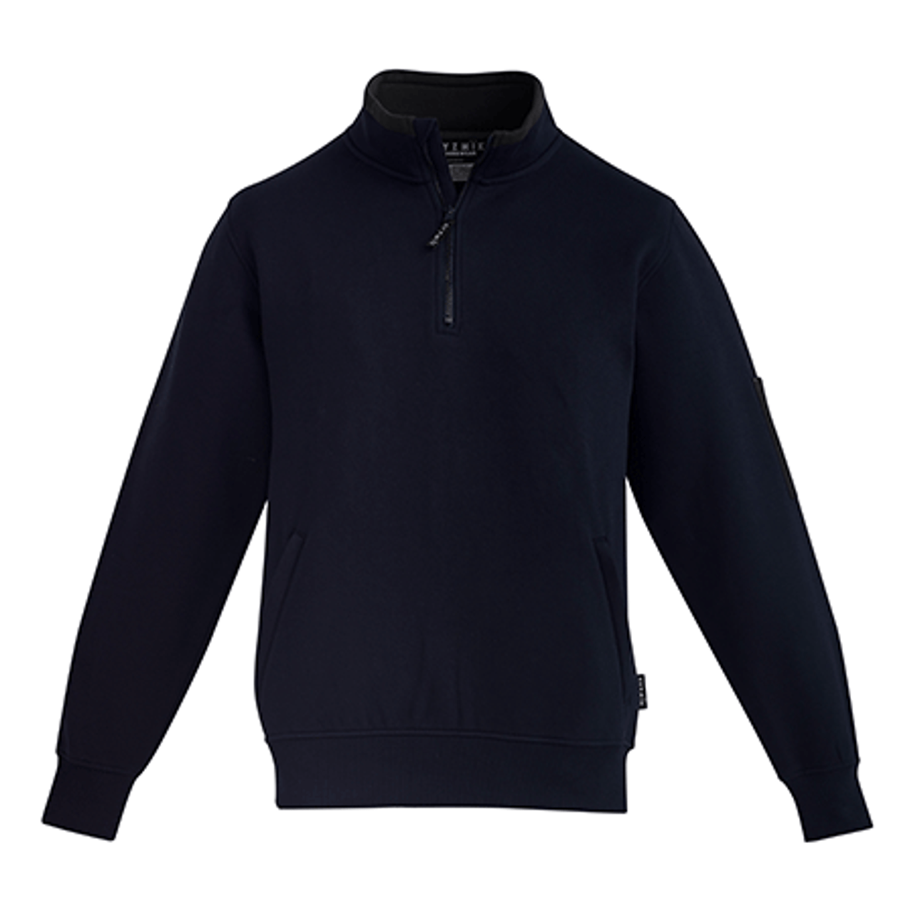 fleece men's half zip