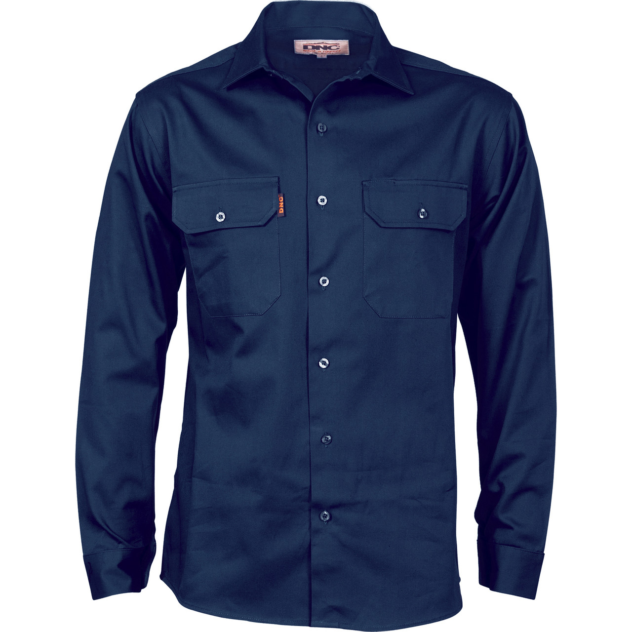 3202 - Cotton Drill Work Shirt - Long Sleeve