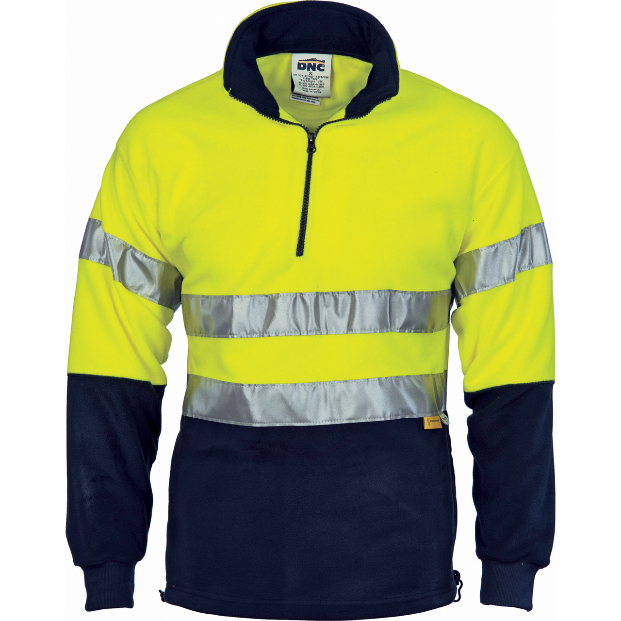 39 Hivis Two Tone 1 2 Zip Polar Fleece With 3m R Tape Online Workwear 39 Hivis Two Tone 1 2 Zip Polar Fleece With 3m R Tape Online Workwear