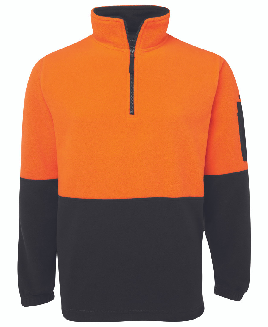 6HVPF JB's Hi Vis 1/2 Zip Polar Fleece1