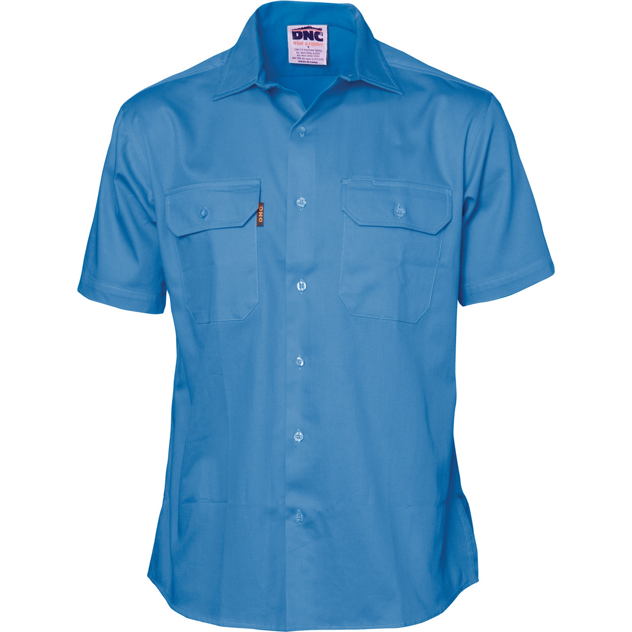 3201 - Cotton Drill Work Shirt - Short 