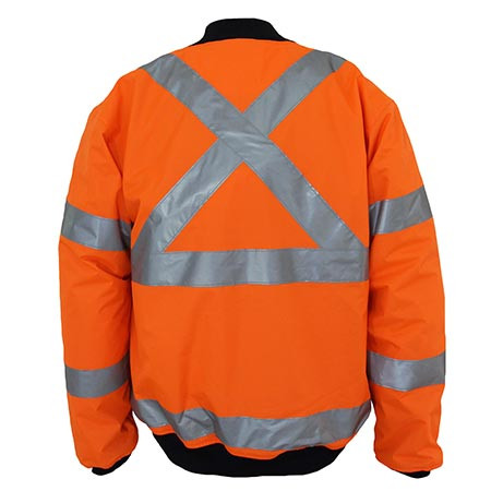 3763 HiVis X Back Flying Jacket Biomotion Tape1
