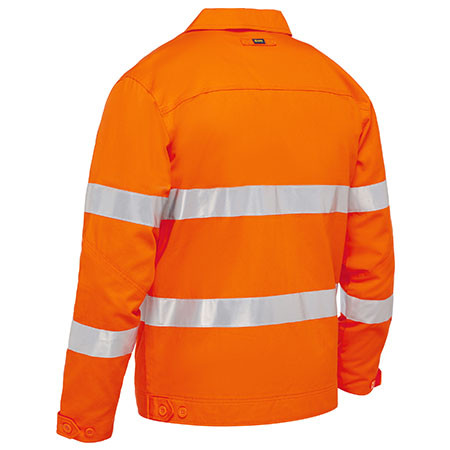 BJ6919T Taped Hi Vis Drill Jacket with Liquid Repellent Finish