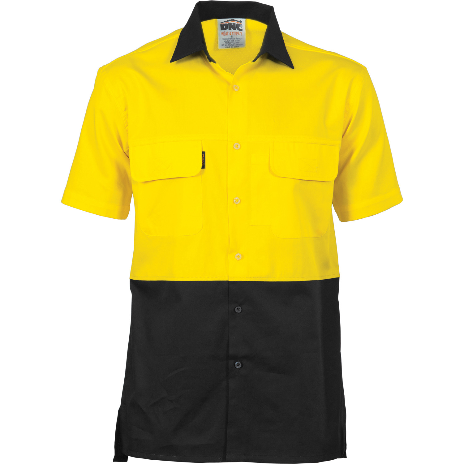 Dnc Workwear Hi-vis Cool Breeze Cotton Jersey Food Industry Long Sleeve Polo - 3906