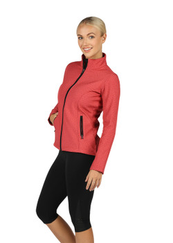 J481LDM - LADIES TEMPEST X HEATHER SOFT SHELL JACKET