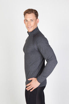 F389HZ - MENS GREATNESS HALF ZIP MOCK NECK