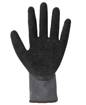Grey / Black - Alternate - 8R029 - JB's Steeler Crinkle Latex Glove (12Pk) -S