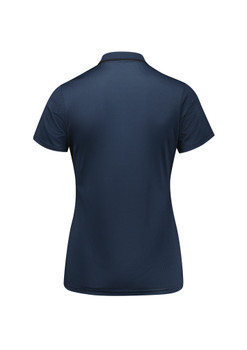 Carbon Blue - Alternate - P412LS - Womens Echo Short Sleeve Polo
