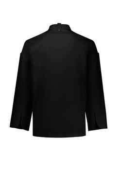 Black - Alternate - CH430ML - Mens Gusto Long Sleeve Chef Jacket