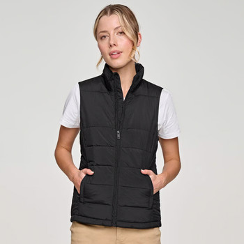 JK62 - Ladies' Sustainable Insulated Puffer Vest (3D Cut)