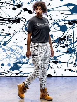 Grey Paint Splatter