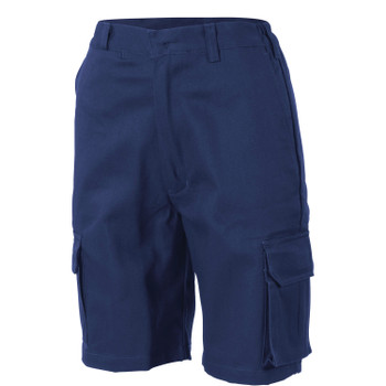 Bisley BSHL1332 Women's Flx & Move Zip Cargo Short Navy - Days Industrial