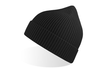 Black - A4520 - Andy Recycled Beanie - Atlantis Headwear
