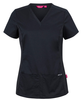 4SUT1 - JB's Ladies Premium Stretch Panel Scrub Top