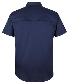 Navy - Alternate - 6WKCS - JB's S/S 150G Stretch Close Front Work Shirt