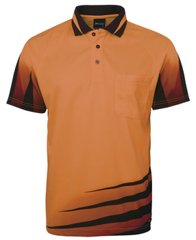 Orange / Black - Front - 6HVRS - JB's HV 4602.1 RIPPA SUB POLO