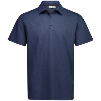 Denim Blue - Front - BP2616MS - Mens Venture Short Sleeve Polo - Biz Collection