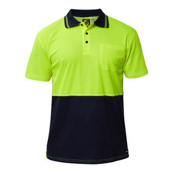 WSP401 - Hi Vis Two Tone S/S Polo Cb