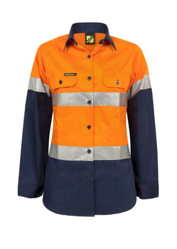 WSL501 - Ladies Hi Vis 2 Tone Shirt Csr