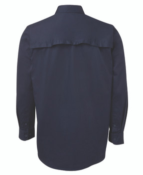Navy - Alternate - 6WSLL - JB's L/S 150G Work Shirt -2Xs