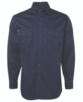 6WLS - JB's L/S 190G Work Shirt -2Xs