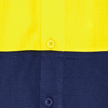 ZW128 - Mens Rugged Cooling Hi Vis Spliced Shirt