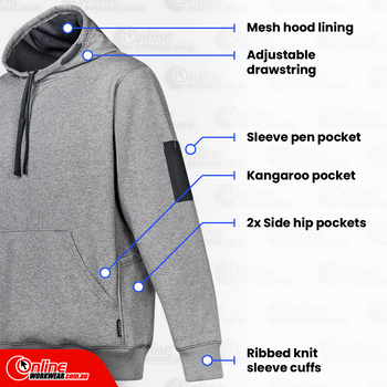 Annotated  - ZT467 - Unisex Multi-Pocket Hoodie - Syzmik