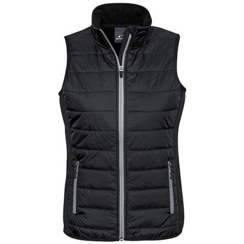 J616L - Ladies Stealth Tech Vest - Black -Silver