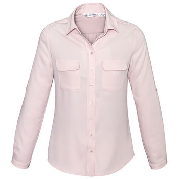 S626LL - Ladies Madison Long Sleeve - Blush Pink