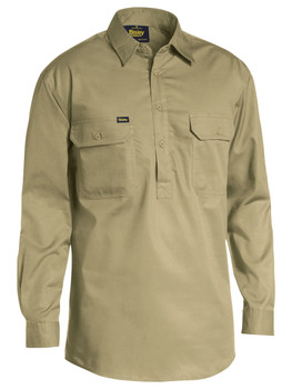 BSC6820 - Closed Front Cool Lightweight Drill Shirt