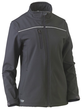 Charcoal - Front - BJL6060 - Women's Soft Shell Jacket