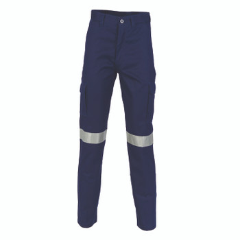 3319 - Cttn Drill Cargo Pants R/Tape