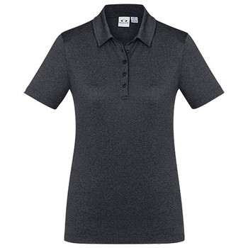 Charcoal - E-P815LS Ladies Aero Polo - Biz Collection