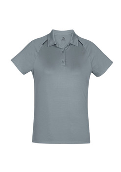 Silver/Charcoal - P012LS - Academy Ladies Polo - Biz Collection