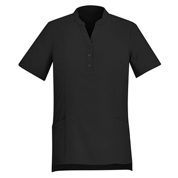 Black - CS949LS Womens Florence Tunic - Biz Care