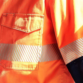 Segmented Tape - ZW229 - Mens Rugged Cooling Hi Vis Shirt Segmented Tape - ZW229 - Mens Rugged Cooling Hi Vis Shirt