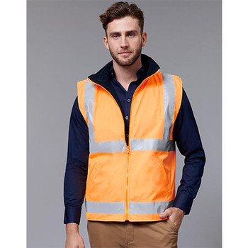 SW76 VIC Rail Hi Vis Reversible Safety Vest - Unisex - Winning Spirit