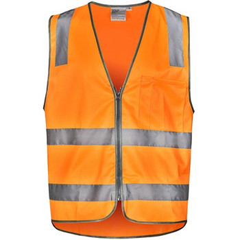 Orange - SW40 Vic Rail Hi Vis Safety Vest- Unisex - Winning Spirit