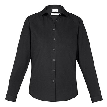 Black - S127LL Ladies Memphis Shirt - Biz Collection