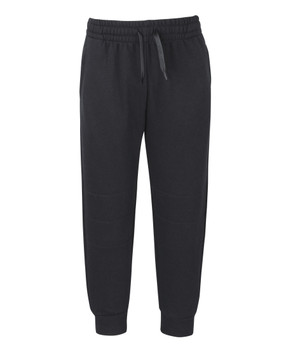 Black - Front - 3PFC - C of C KIDS CUFFED TRACK PANT
