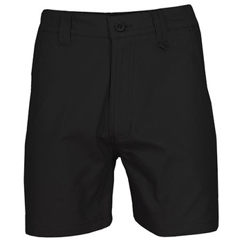 Black - 3374 SlimFlex Tradie Shorts - DNC Workwear