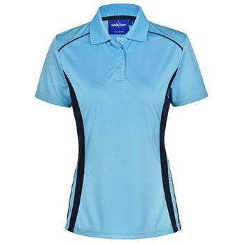 Aqua-Navy - PS80 Ladies Pursuit Polo - Winning Spirit