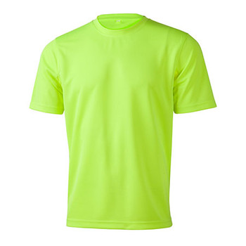 Yellow - SW39 HI-VIS MINI WAFFLE SAFETY TEE-Unisex - Australian Industrial Wear
